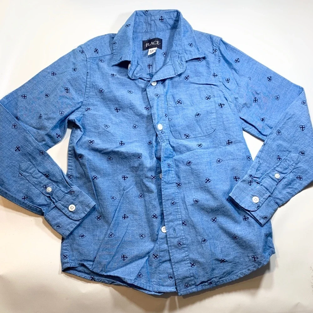Children’s Place | Button Down Shirt S 5/6 Long Sleeve Top Dressy